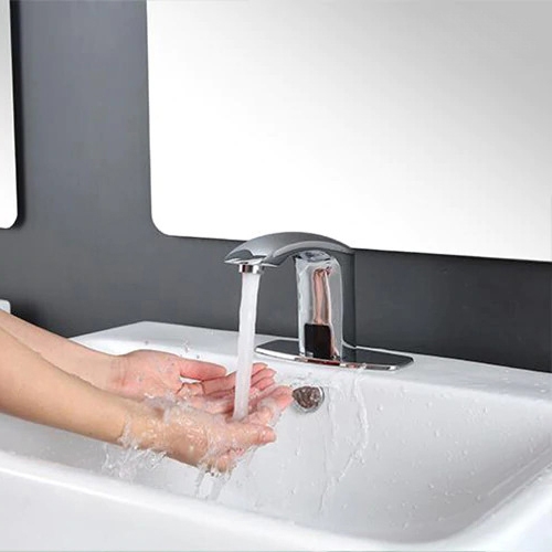 Fontana Commercial Automatic Hands Free Chrome Finish Sensor Faucet