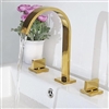 Venice Gold Bathroom 3pcs Hotel Sink Faucet Dual Handles Centerset Mixer Tap