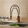 Contemporary Brass Faucet Single Lever Swivel Spout Faucet