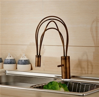 Contemporary Brass Faucet Single Lever Swivel Spout Faucet