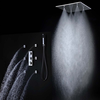 Fontana 2 Functions Rain & Mist Best Hotel Showers Set With Shower Body Sprays