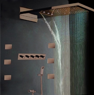 Lima Oil Rubbed Bronze Finish Ultra Shower Set