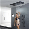 Lima Multi Color Water Powered Led Shower with Adjustable Body Jets and Digital Mixer