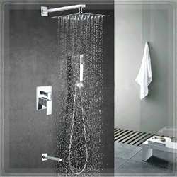 Fontana  Perlude Stainless Steel Chrome Finish Hotel Shower Set