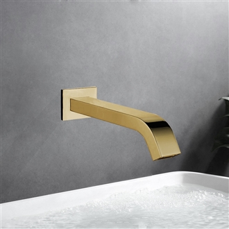Fontana Commercial Automatic Wall Mount Brushed Gold Sensor Bathroom Faucet