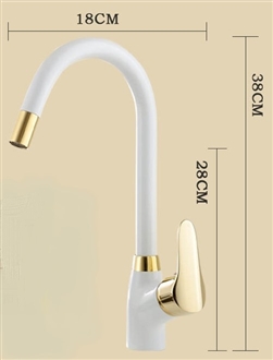 Ercolano Countertop Single Handle Brass Kitchen Faucet
