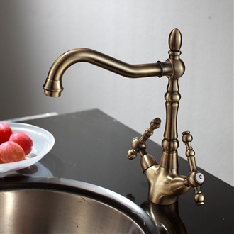 Piedmont Countertop Antique Bronze  Kitchen Faucet