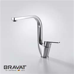 Bravat Countertop Single Handle Kitchen Sink Faucet