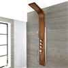 Parma Oil Rubbed Bronze Stainless Steel Rainfall Shower Panel with Handshower