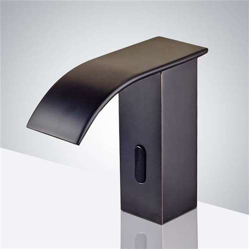 Fontana Black Oil-Rubbed Bronze Automatic Sensor Bathroom Faucet