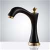 Fontana Black Widespread Automatic Sensor Bathroom Faucet