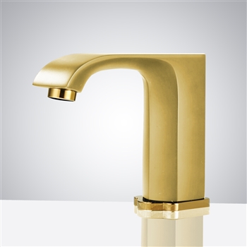 Fontana Brushed Gold Automatic Sensor Bathroom Faucet