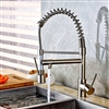 Genoa Brushed Nickel Countertop LED Kitchen Faucet