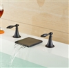 Venice Oil Rubbed Bronze Countertop Bathtub Faucet with Hot & Cold Mixer