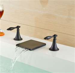 Venice Oil Rubbed Bronze Countertop Bathtub Faucet with Hot & Cold Mixer