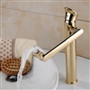 La Rochelle Luxury Brass Countertop Gold Single Handle Bathroom Faucet