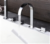 Brindisi Brass Countertop Chrome Bathroom Faucet With Hand Shower