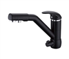 Bordeaux Solid Brass Countertop Black Single Handle Kitchen Faucet