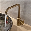 Mayabeque Antique Brass Single Handle Bathroom Sink Faucet