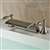 Athenian Double Handled Countertop Brushed Nickel Bathtub Faucet