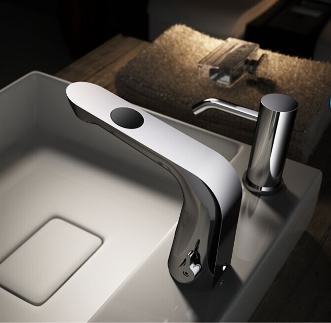 Crete Dual Sensor Faucet with Hot and Cold Mixer