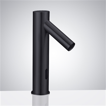 Fontana Tripod Commercial Automatic Electronic Hands Free Matte Black Faucet