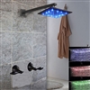 Wella Oil Rubbed Bronze LED Rain Shower Set