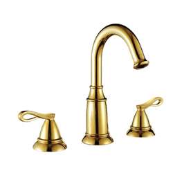 Therma Gold Finish Bathroom Sink Faucet