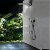 Leonardo Italian Design Waterfall Rainfall Shower System with 6 Body Jets Hand Shower