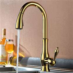 Moravia Countertop Kitchen Sink Faucet with Pull Down Spray