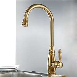 Turrubares Countertop Kitchen Sink Faucet with Pull Down Sprayer