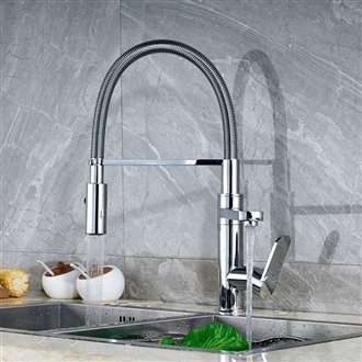 Lima Polished Chrome Pull Down Kitchen Sink Faucet