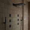 Contemporary Oil Rubbed Bronze Finish Led Shower Head