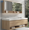 Fontana Luxury Design Wall Mount Solid Wood Sink Vanity Cabinet Bathroom Furniture