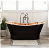 Fontana Freestanding Combo Bathtub With Decorative Finishing Design