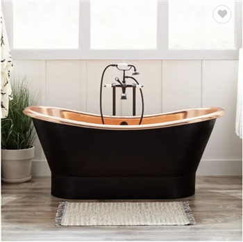 Fontana Freestanding Combo Bathtub With Decorative Finishing Design