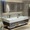 Fontana Wall Mounted Nordic Sintered Stone Bathroom Furniture Under Counter Basin With Smart LED Mirror Cabinet