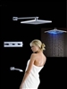 Fontana Sita Platinum LED Shower Head Set with Diverter, Mixer and LED Spout