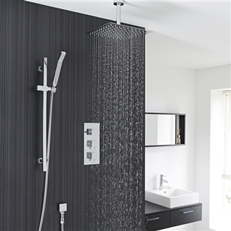 Chrome Finish Rain Shower Head System Available in Different sizes