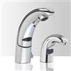 Fontana Commercial Chrome Automatic Motion Sensor Bathroom Faucet with Soap Dispenser