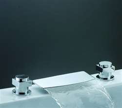 Fontana Architectural Design Penne Waterfall Bathtub Faucet