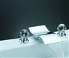 Santo Chrome Waterfall Bathtub Architectural Design Faucet by FonatnaShowers