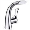 Twist Bathroom Sink Single Handle Chrome Finish Faucet