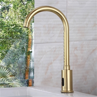 Fontana Commercial Automatic Gold Motion Sensor Faucet