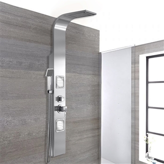 Fontana Ginevra Shower Massage Panel with Rain Shower Head