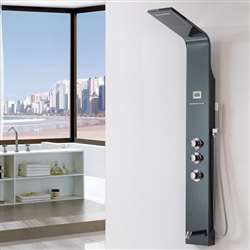 Fontana Luigi Handheld Shower Panel with Overhead shower and flexible hand shower