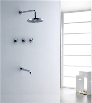 Fontana Oceana Shower Set with Rain Shower Head