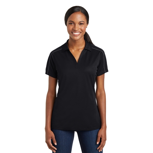 Ladies Micropique Sport-Wick Piped Polo by Sport-Tek