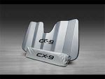 2016 CX-9 Windshield Sunscreen - Silver with CX-9 logo | 0000-8M-N03