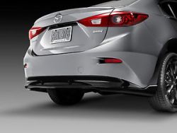 2017 Mazda3 4 door Aero Kit - Rear Diffuser - Jet Black | QBMN-50-360A-51